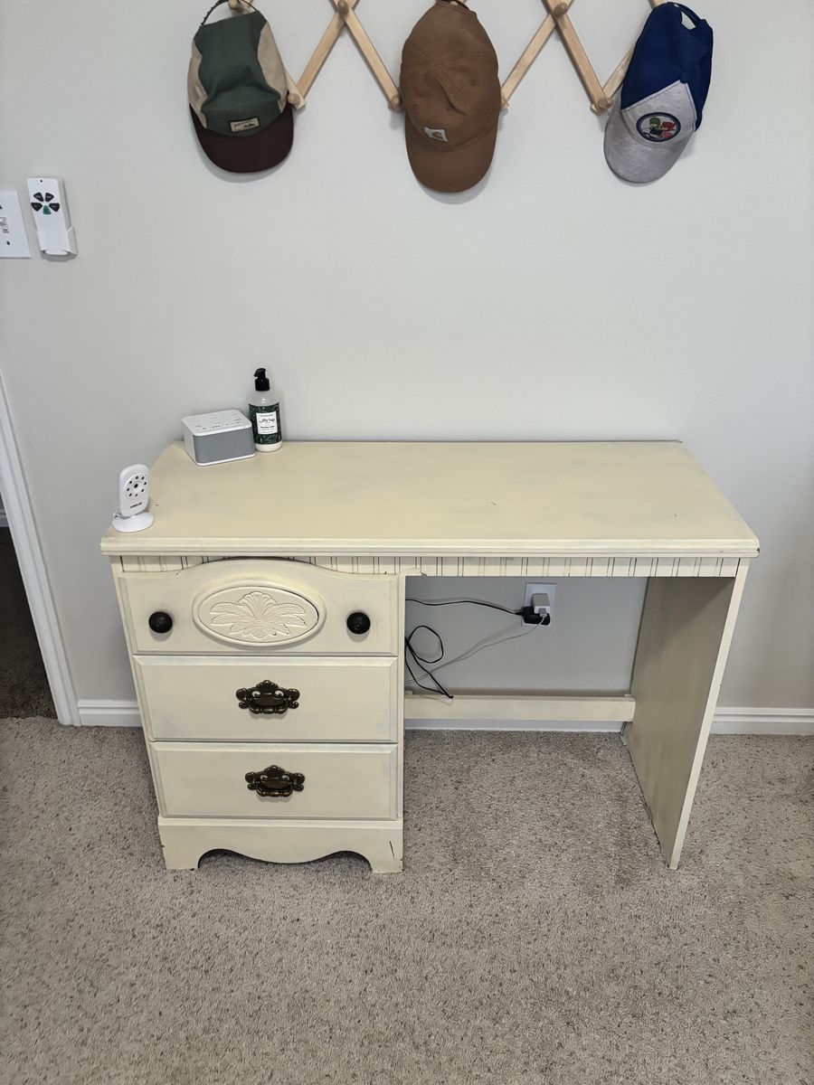 Desk/ nursery changing table