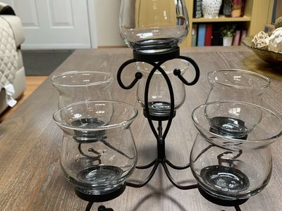 Table Candelabra With 6 Votive Holders