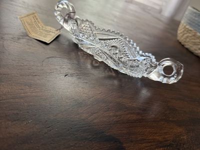 American Glassworks Lead Crystal Candy Dish