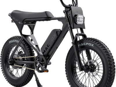 MACFOX X1S / STREET LEGAL / Super73 Style / Cafe Racer (Electric E-Bike)