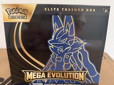 Pokemon Cards Mega Evolution Elite Trainer Box - Factory Sealed Lucario ETB