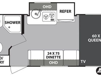 2019 Forest River RV R Pod RP-180 Travel Trailer Rear Bath