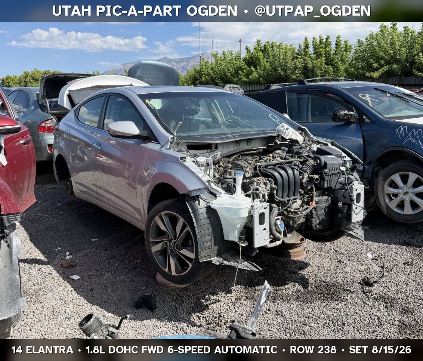 Just In! 2014 Hyundai Elantra Parts - UTPAP Ogden