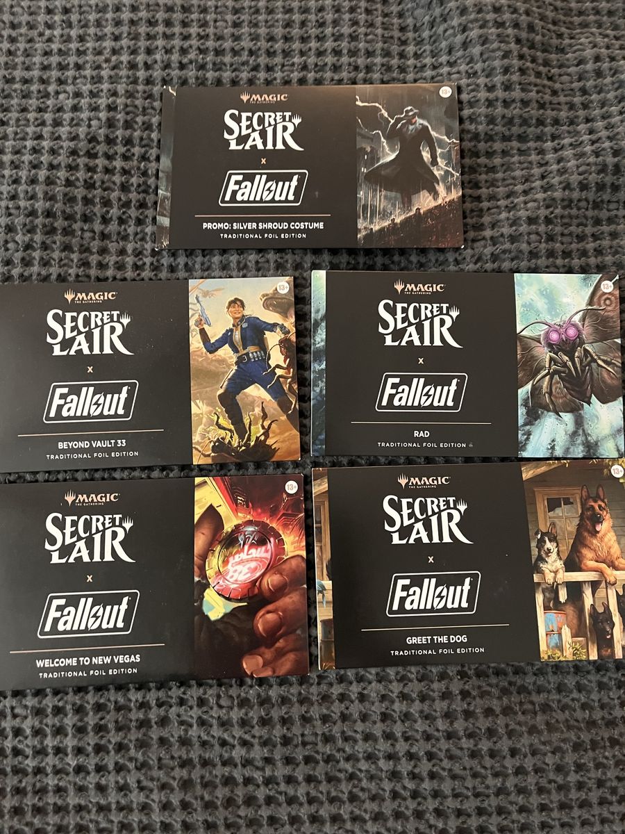 Magic secret lair full atomic collection fallout
