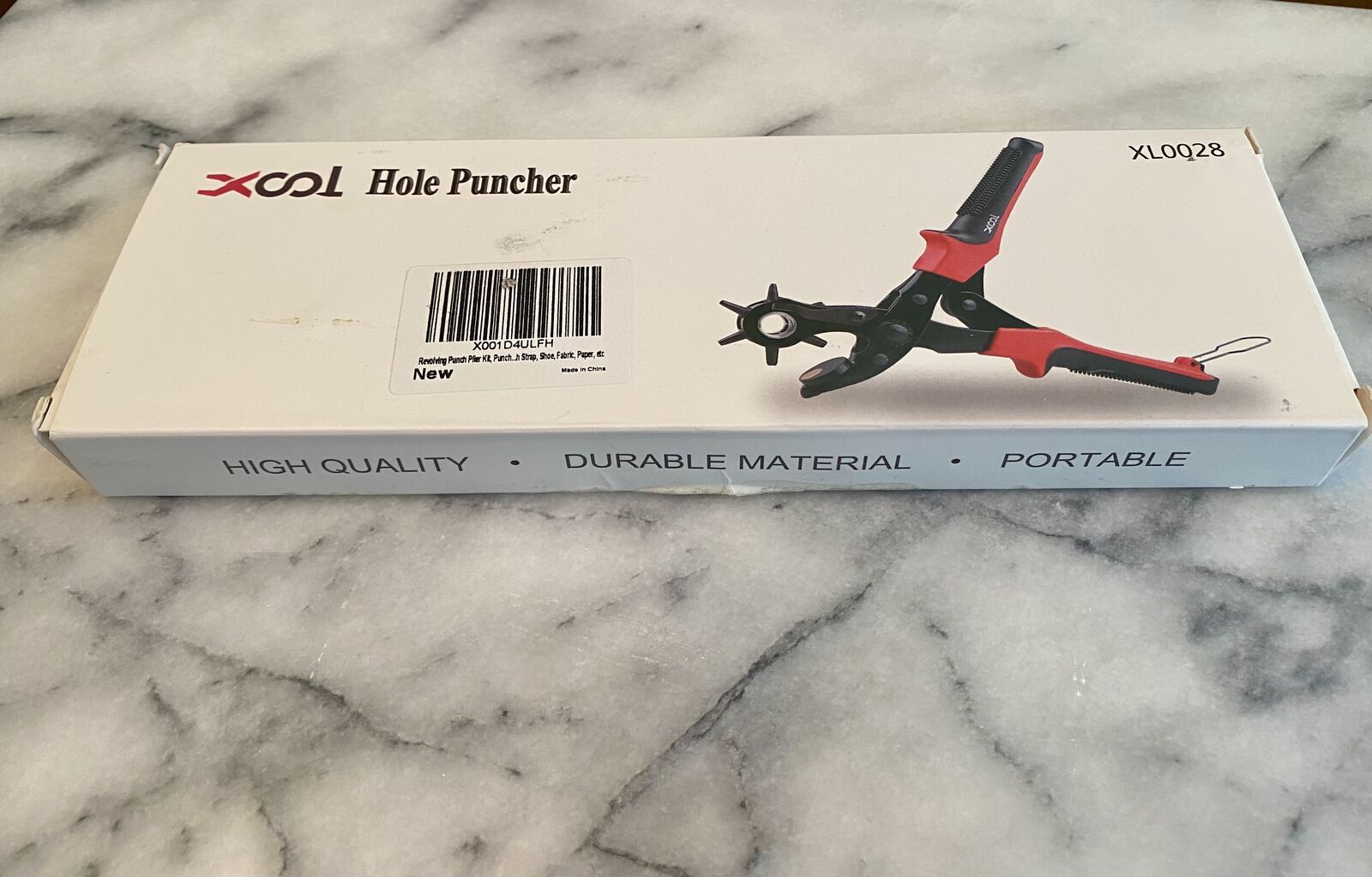 NEW - Revolving Punch Plier KIT - Leather Hole Punch Set for Belts-Bands-Collars-Shoes - C PIX
