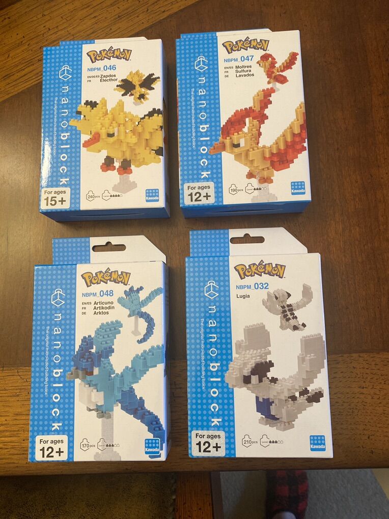 Nanoblock Pokemon Building Blocks