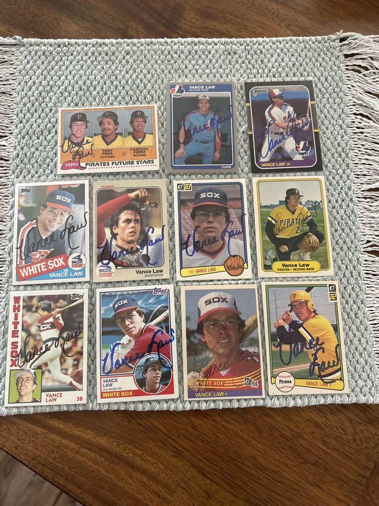 11 Old School BYU Star Vance Law Autograph Signed