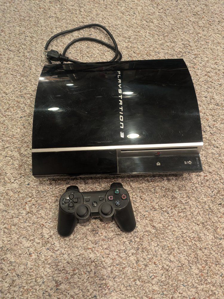 Sony PlayStation 3 PS3 Console CECHH01 with Controller and Power Cable