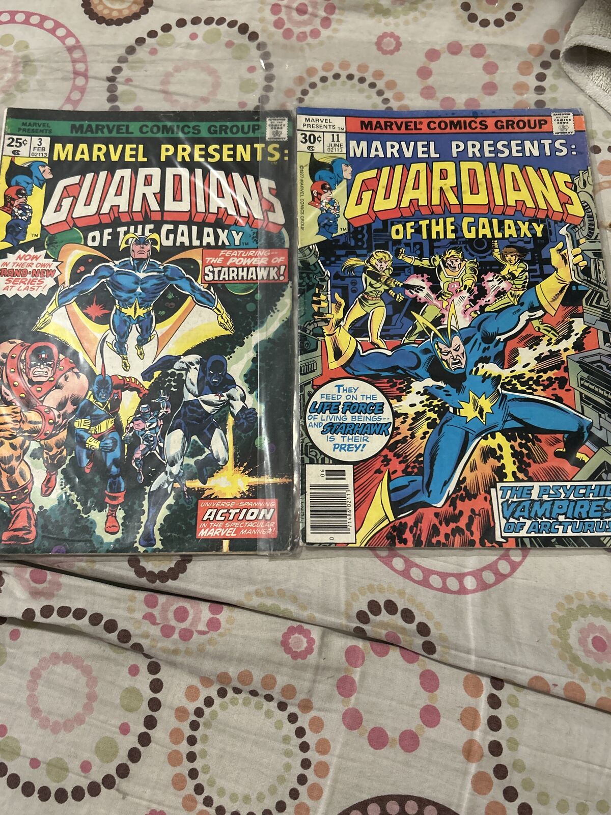 9 vintage Marvel Comics