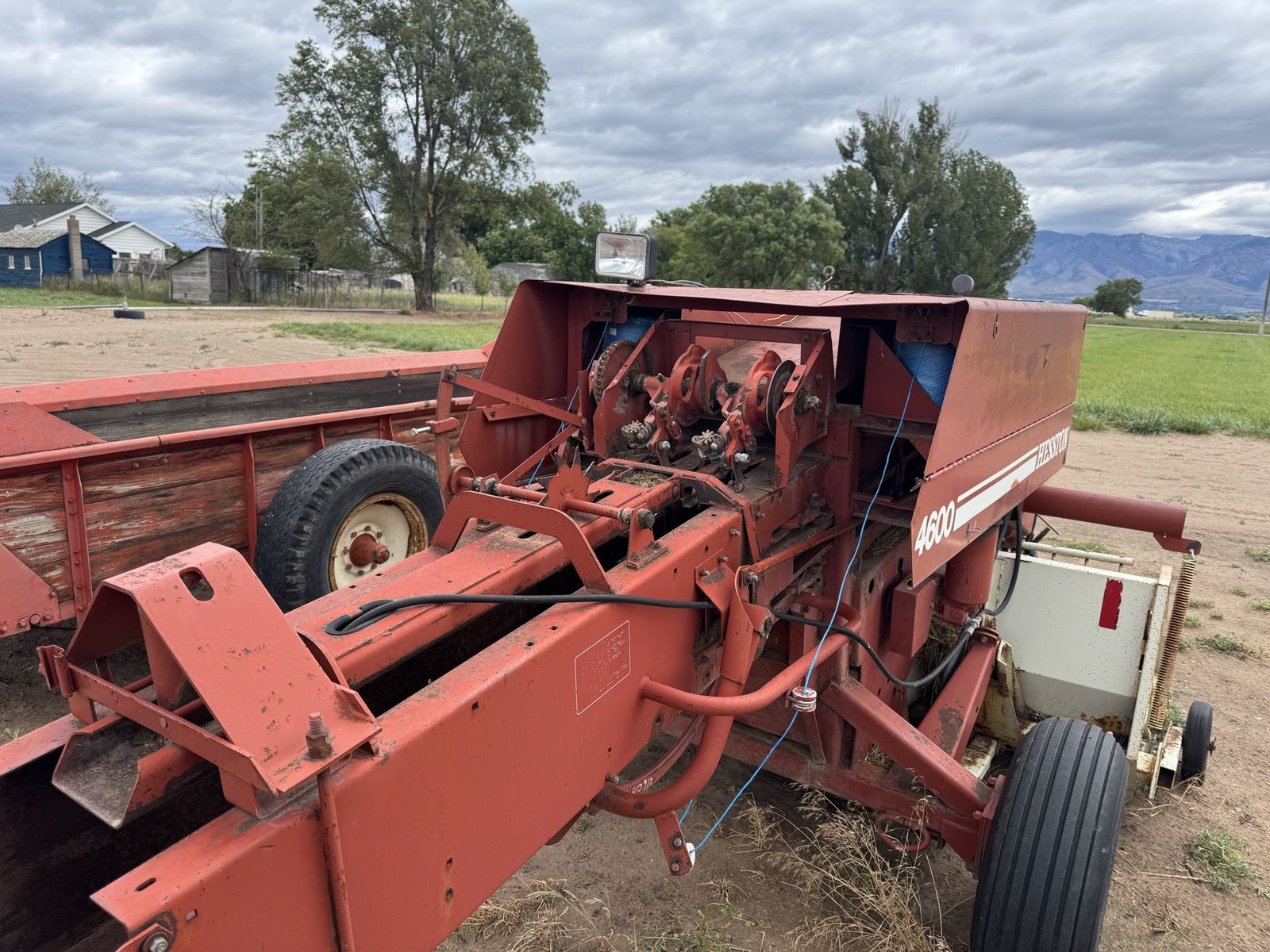 Hesston 4600 Square Baler - Used Farm Equipment, Good Condition