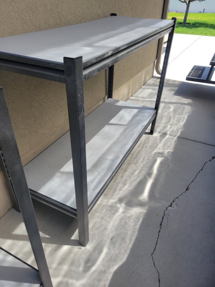 Heavy Duty Industrial Steel Frame Workbench Worktable Shelving Units