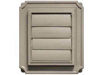 Builders Edge 140137079097 Scalloped Exhaust Vent 097, Clay