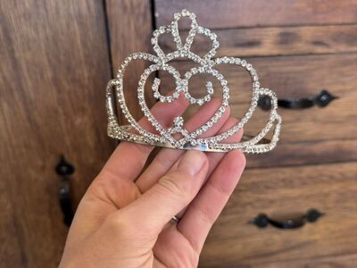 Rhinestone Crystal Tiara Crown Wedding Bridal Prom