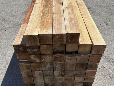 6x6 Rough Sawn Japanese Cedar Posts – Select Grade