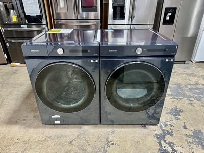 SAMSUNG BESPOKE FRONT LOAD WASHER & DRYER SET WITH STEAM