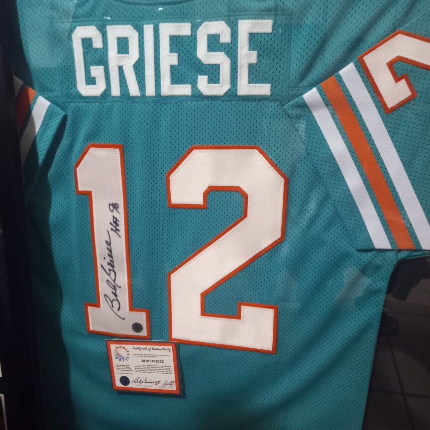 Bob Griese autograph jersey