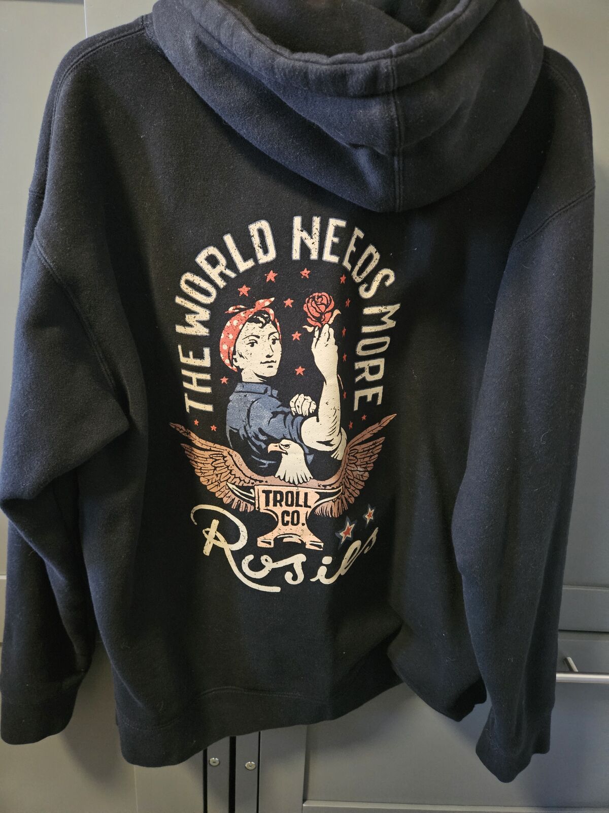 Womens troll hoodie