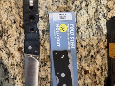 Cold Steel Hold Out Plain Edge 6” blade