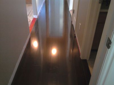 Bruce left Nate flooring