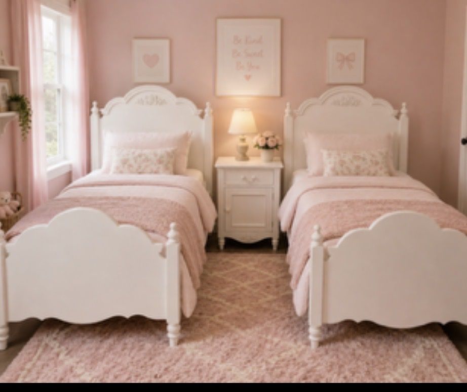 Twin bed, bedroom set