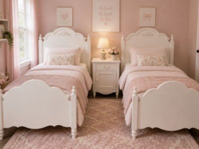 Twin bed, bedroom set