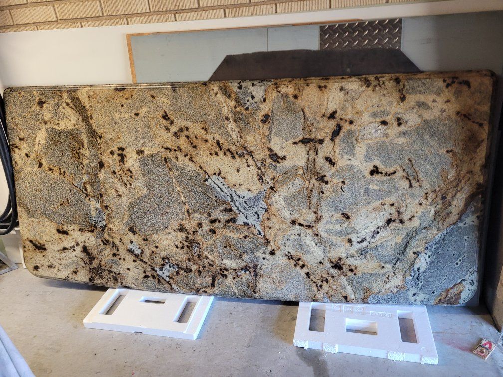Excellent Large Granite Piece with Finished Edges