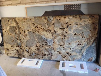 Excellent Large Granite Piece with Finished Edges