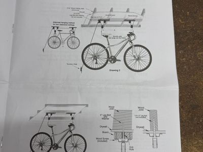 Overhead Bicycle storage