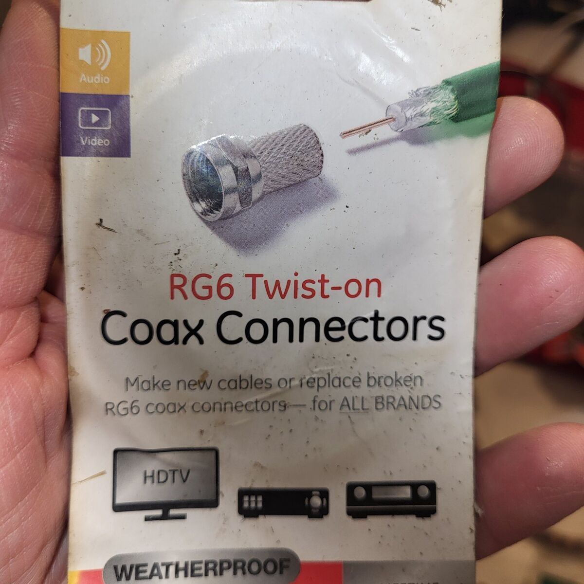 Coax Connectors twist on