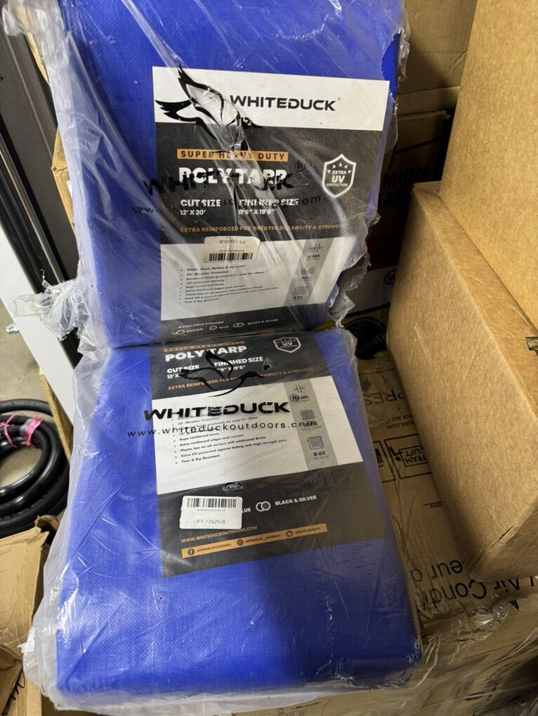 WHITEDUCK 12' x 20' Super Heavy Duty Poly Tarp