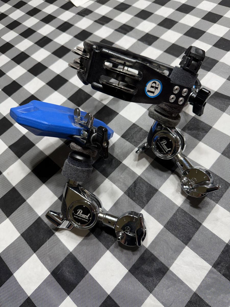 PEARL GYRO-LOCK TILTERS WITH TAMBOURINE AND BLOCK