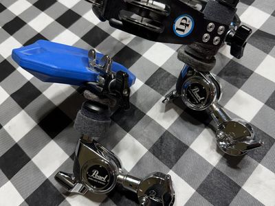 PEARL GYRO-LOCK TILTERS WITH TAMBOURINE AND BLOCK