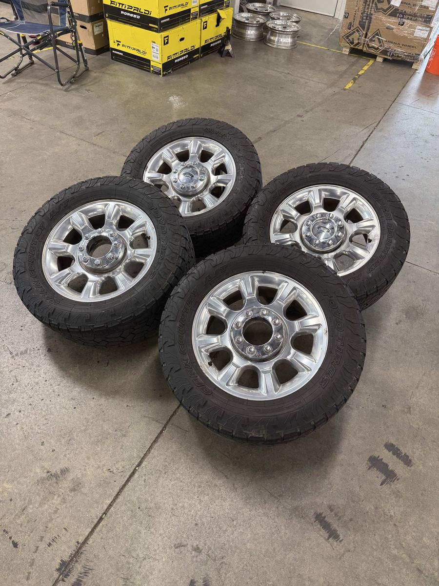 Ford f350 OEM 20in wheels/ 285/60/20 Toyo at3 tires