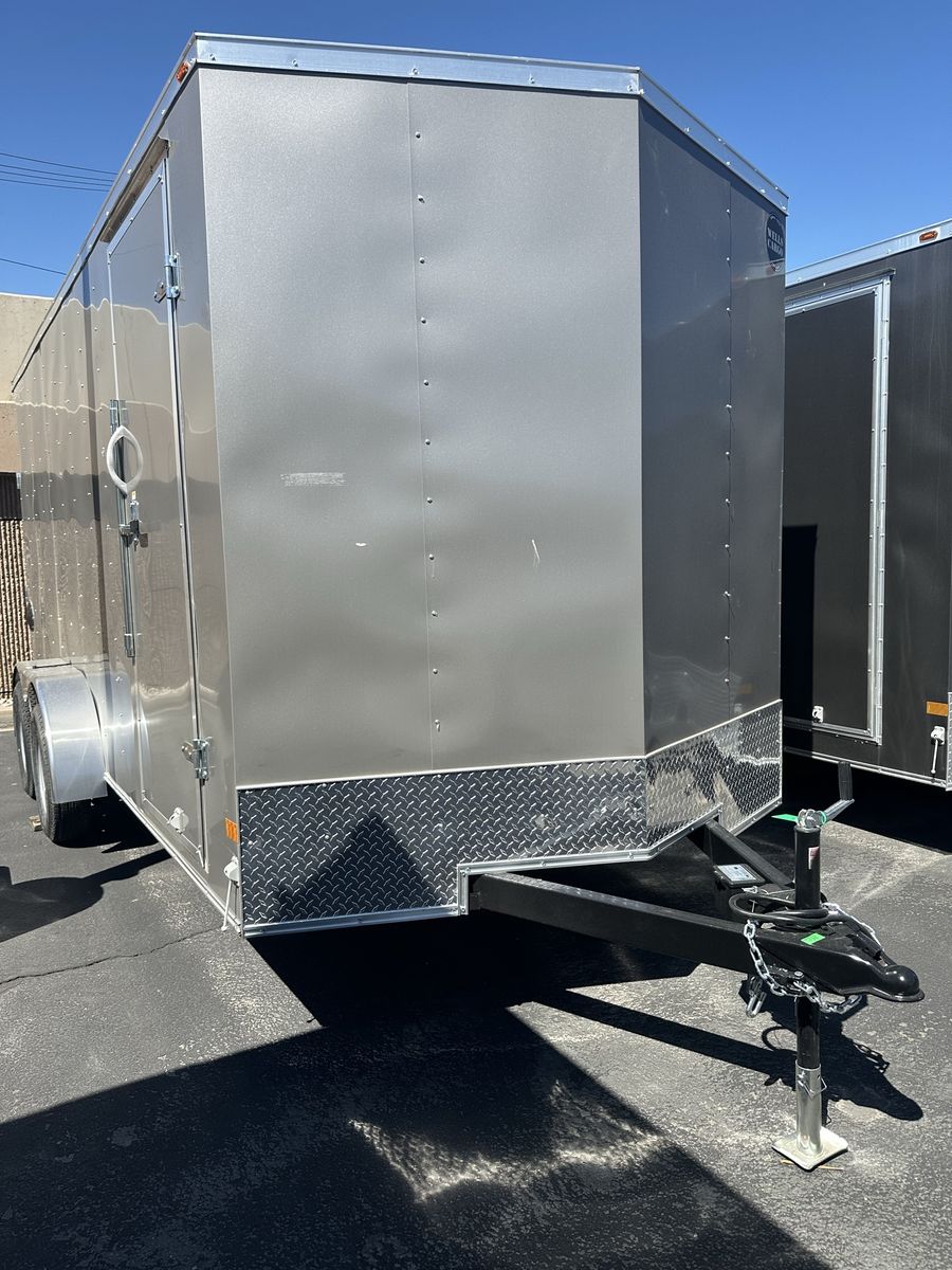 Wells Cargo FastTrac Enclosed Cargo Trailer - Tandem Axle, Rear Ramp Door