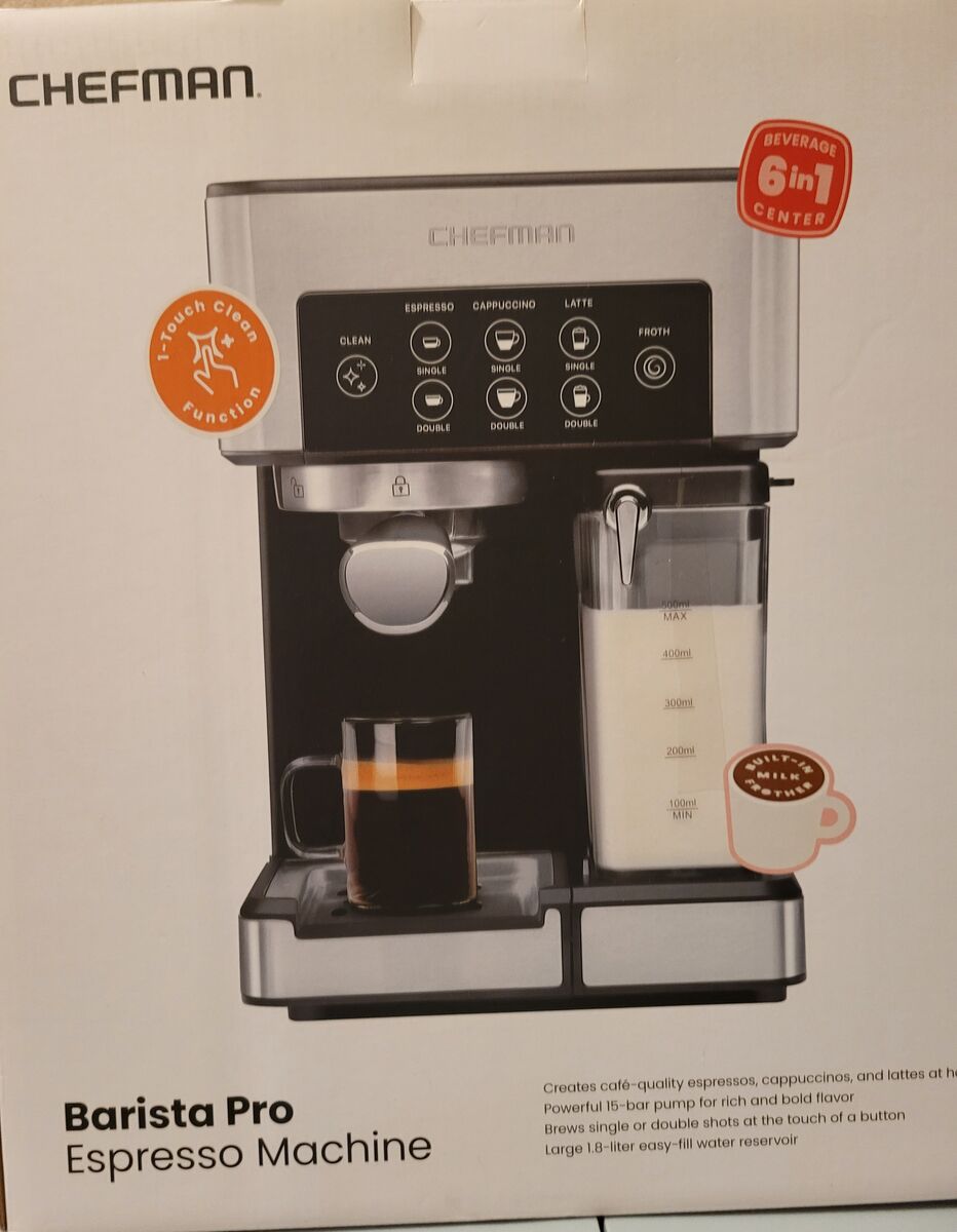 Chefman 6-in-1 Espresso Machine.
