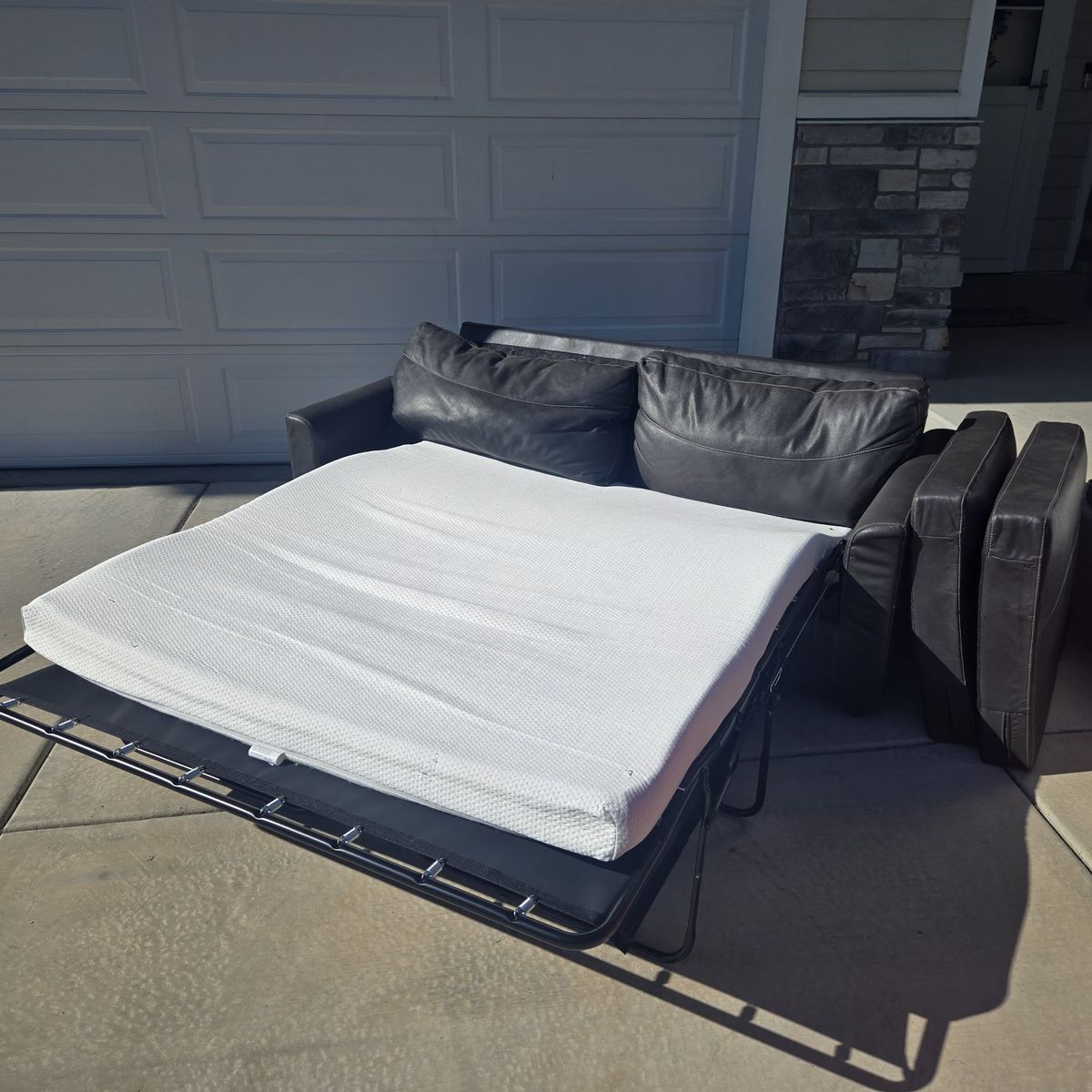 Leather Sofa Sleeper OBO