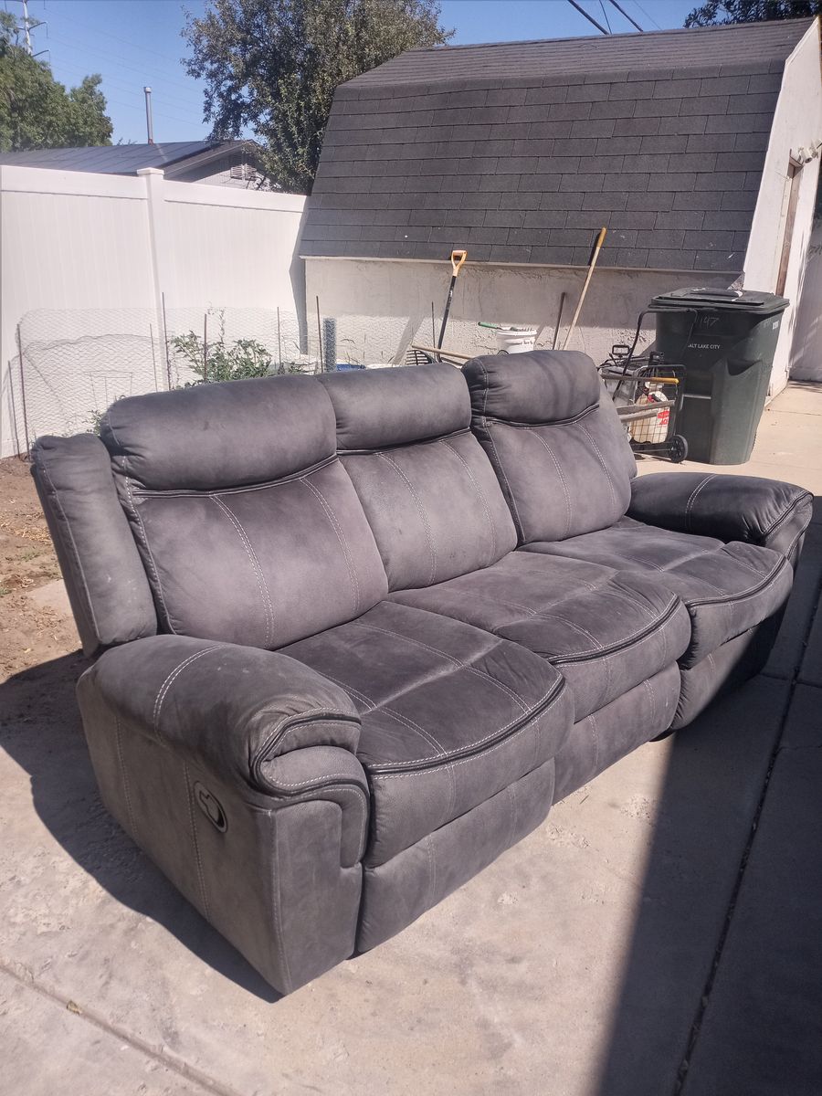 Couch and ottoman chair