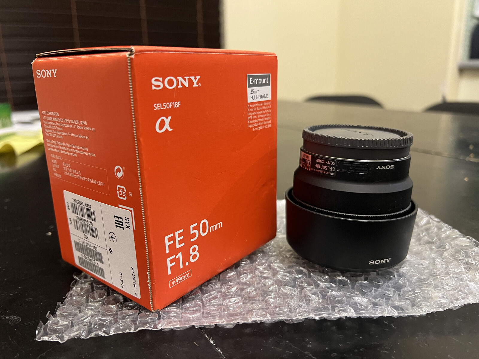 Like New FE 50mm F1.8 Full-frame Standard Prime Lens