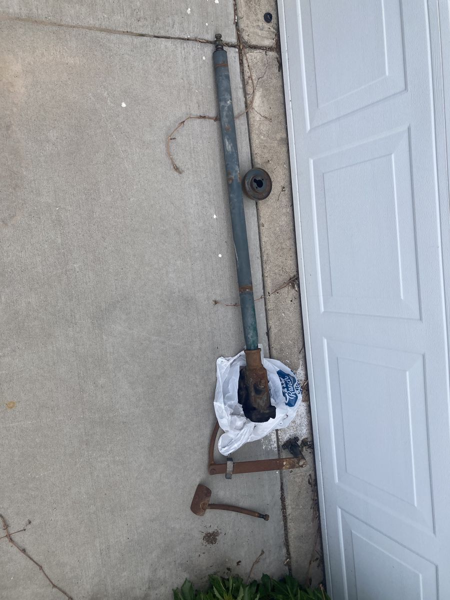 1956 chevy steering column and box