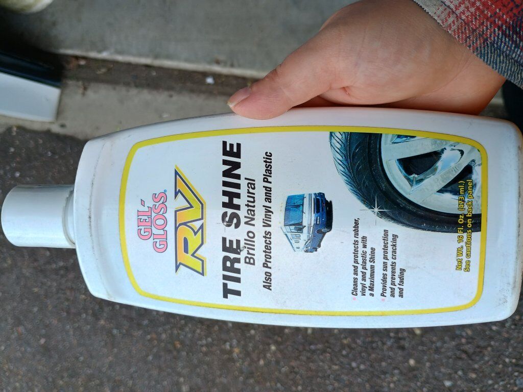 brand new bottle of RV tire shine