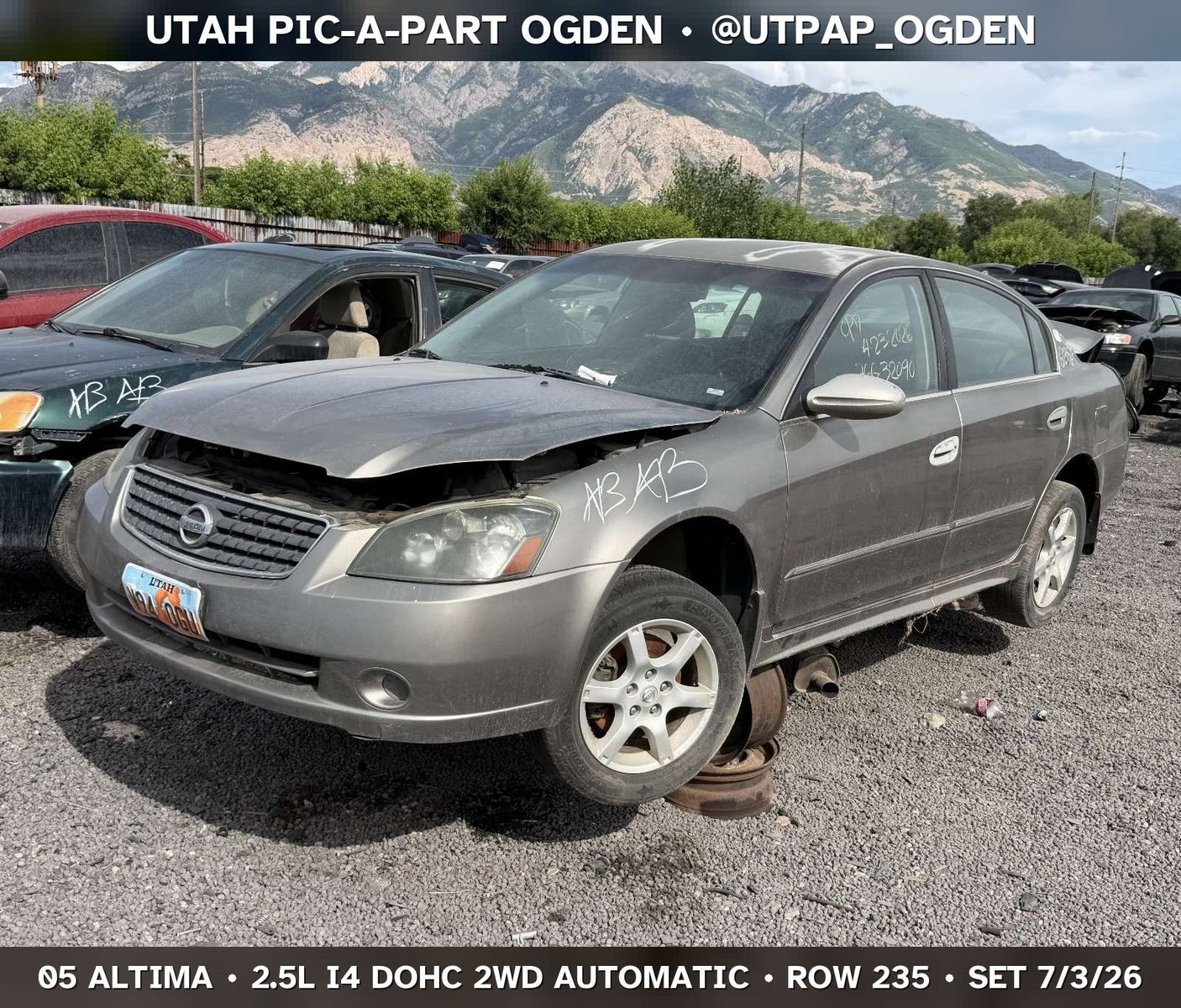 2005 Nissan Altima Parts - UTPAP Ogden
