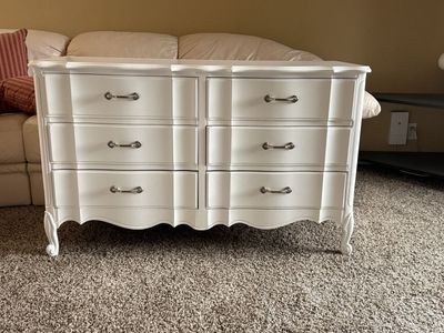 Very nice solid wood dresser refurbished, vintage.