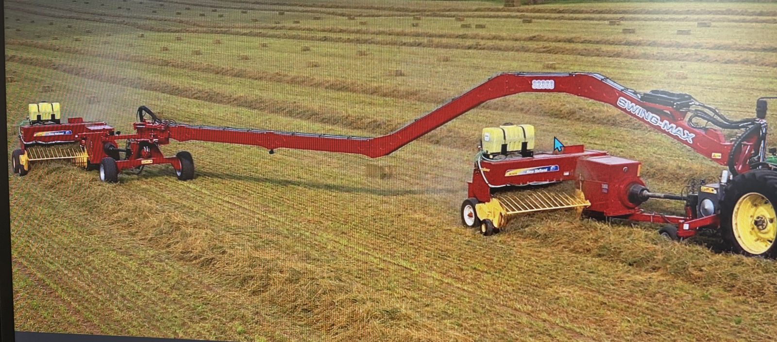 Marcrest Mfg 3236D Swing Max Dual Power Hitch for Hay Balers