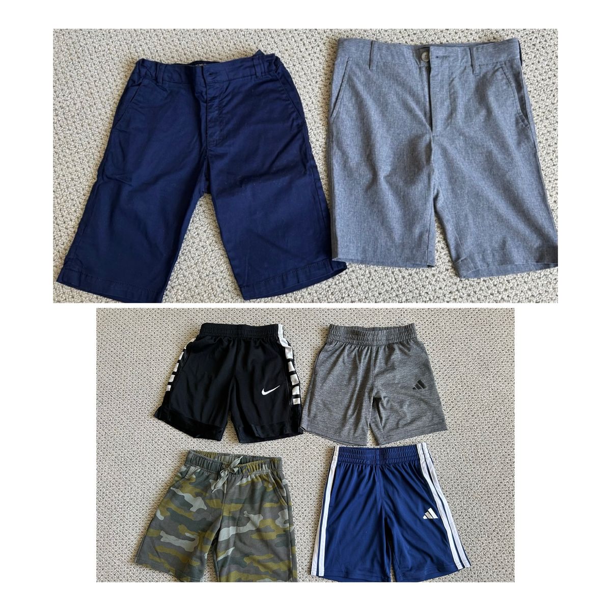 Boys size 8 shorts dress and casual $5 each