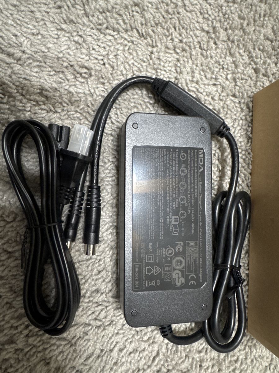 MIDA 42V 2A Lithium-Ion Battery Charger for E-bike Scooter AC/DC Adapter