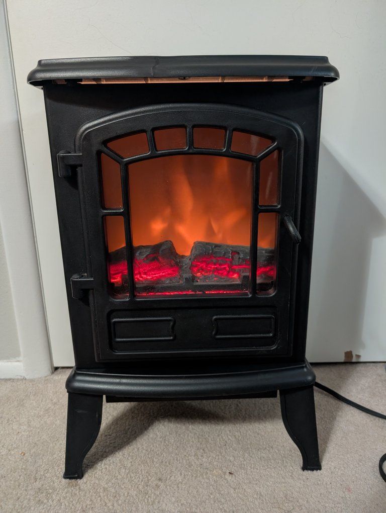 Electric Fireplace Heater – Stove Style