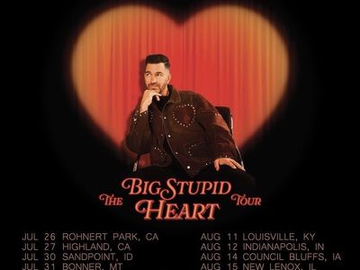 Andy Grammer “The Big Stupid Heart Tour” Red Butte GA-Grass 2 Tix August 3rd , 90$/tix
