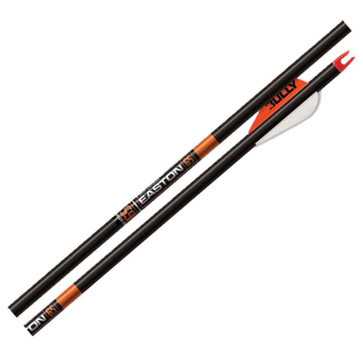 Easton Bowhunter 6.5mm 340 Acu-Carbon Arrows - cut for 28.5" draw - Like New condition