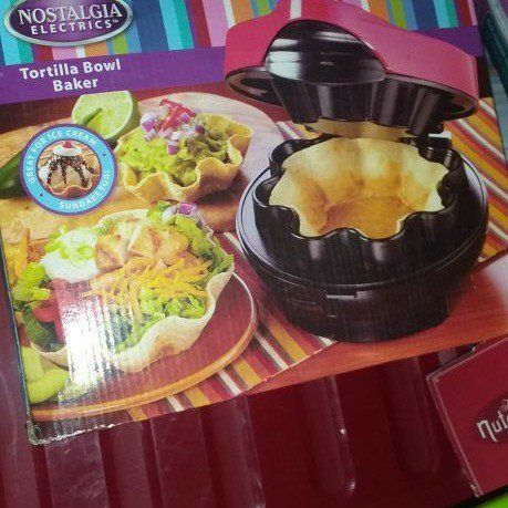 ELECTRIC TORTILLA BOWL MAKER