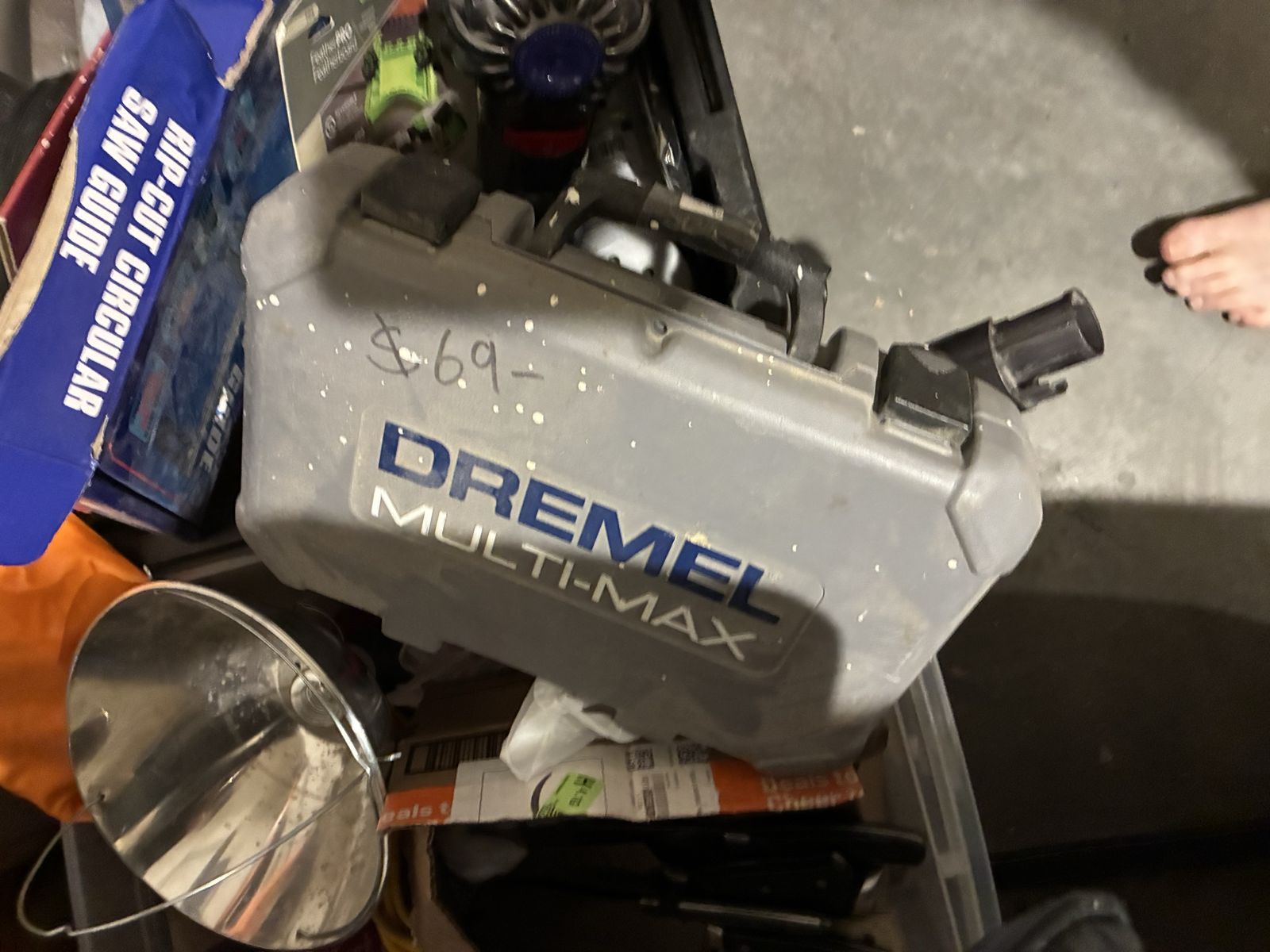 Dremel Multi-Max Corded Oscillating Tool Kit with Sanding & Cutting Accessories in Case